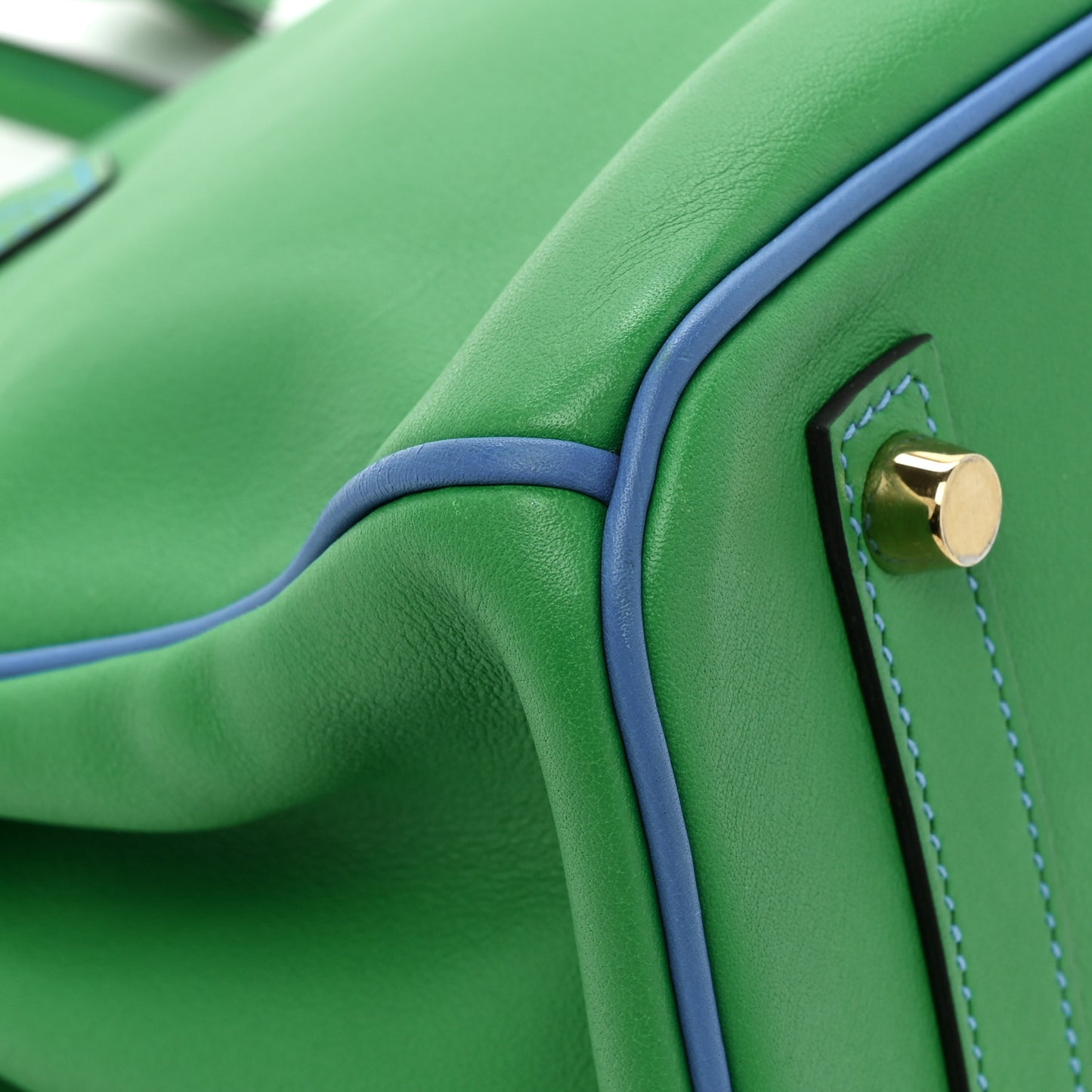 Swift Horseshoe Birkin 30 Vert Vertigo Bleu Hydra