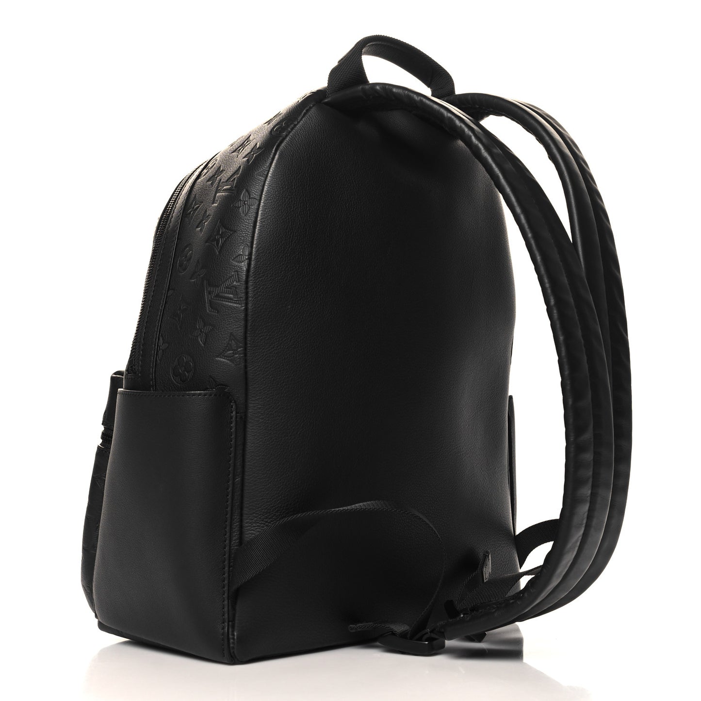 Calfskin Monogram Shadow Discovery Backpack  Black