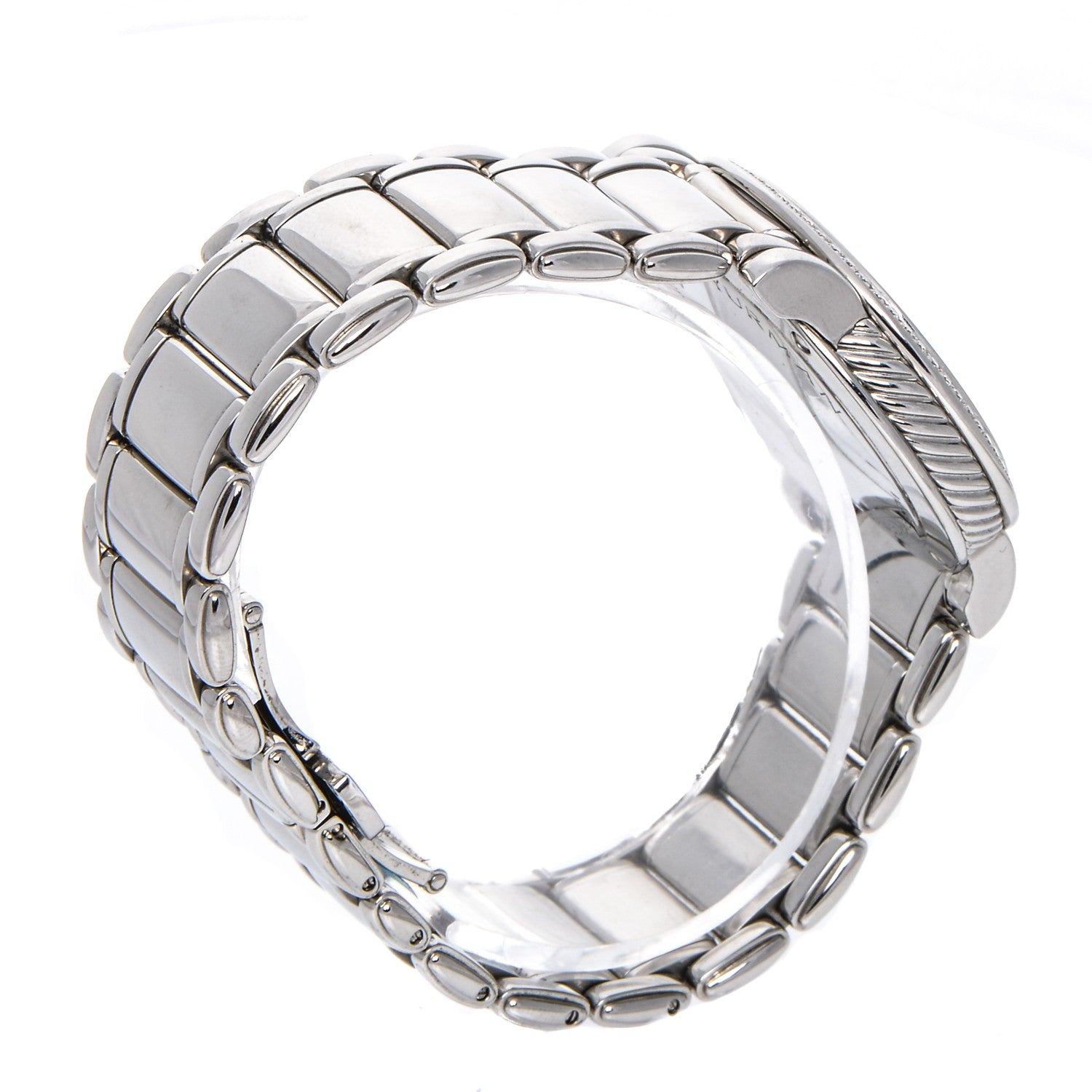 David Yurman Stainless Steel Diamond Bezel Mother of Pearl 38mm Classic Quartz Watch 5 of 8