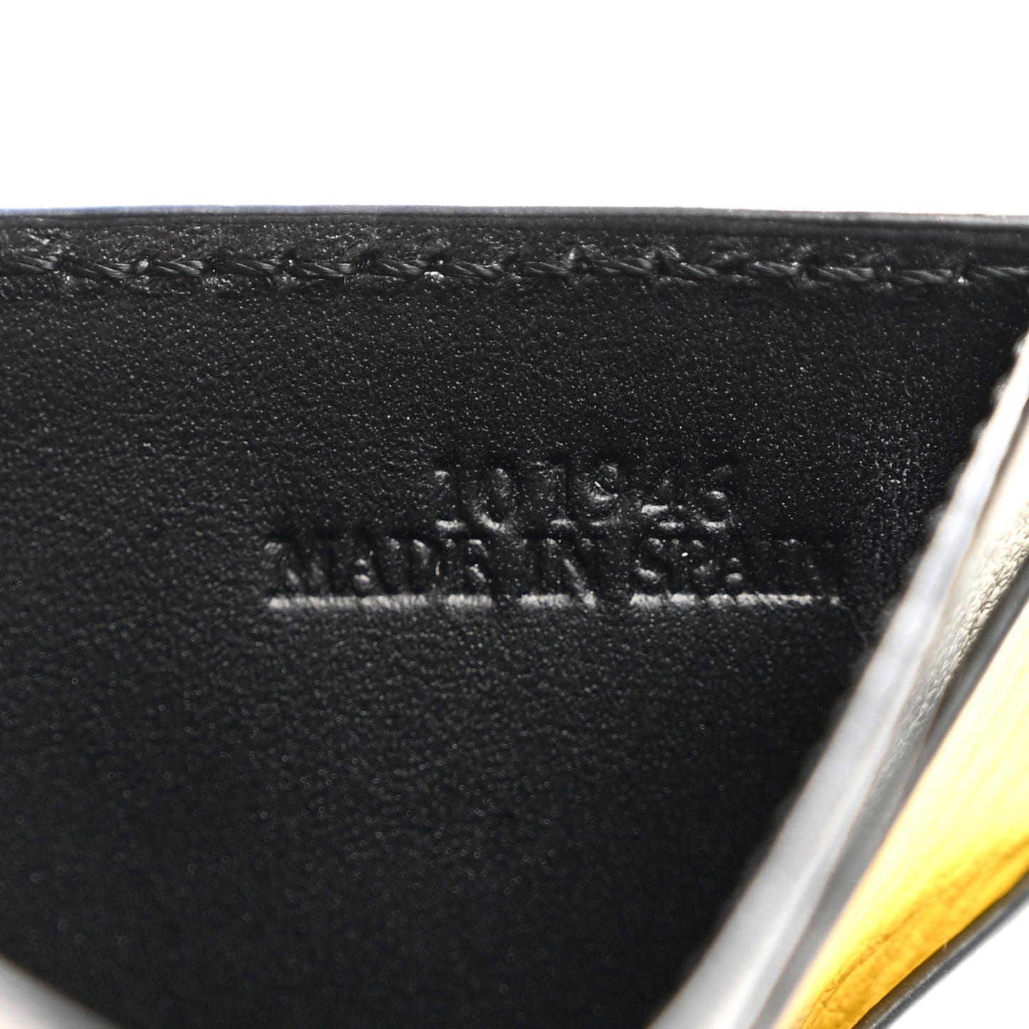Calfskin Puzzle Colorblock Card Holder Multicolor