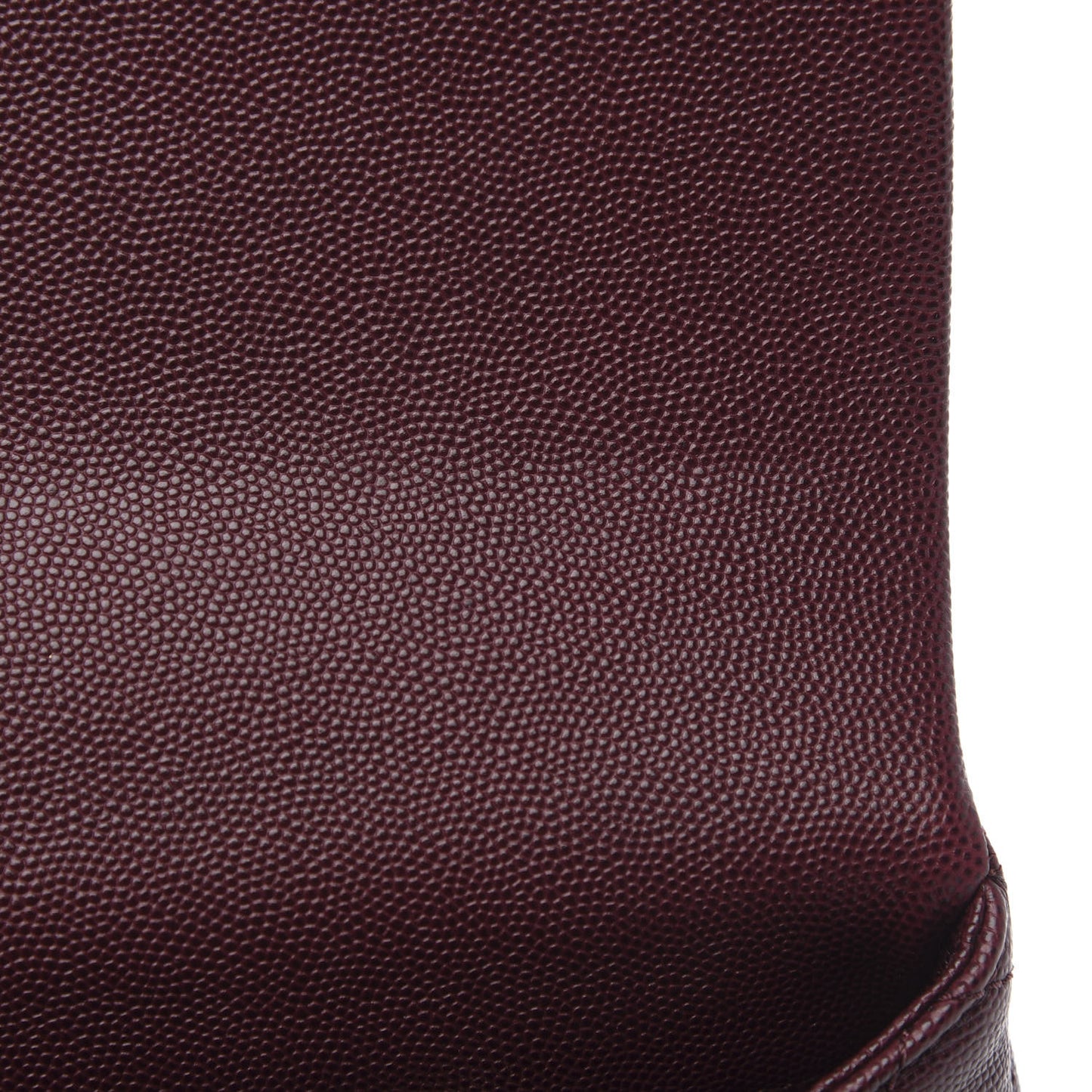 Caviar Elaphe Quilted Small Coco Handle Flap Burgundy