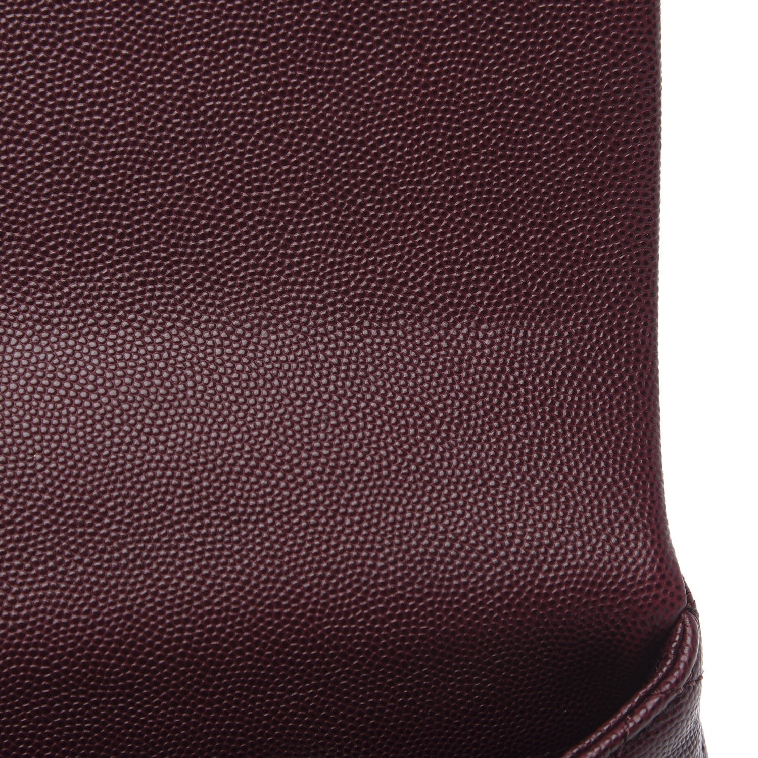 Chanel Caviar Elaphe Quilted Small Coco Handle Flap Burgundy 9 of 11