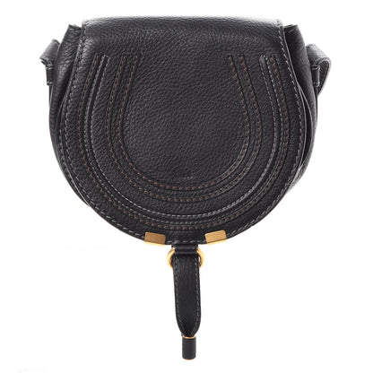 Chloe Calfskin Mini Marcie Round Crossbody Bag Black 1 of 10