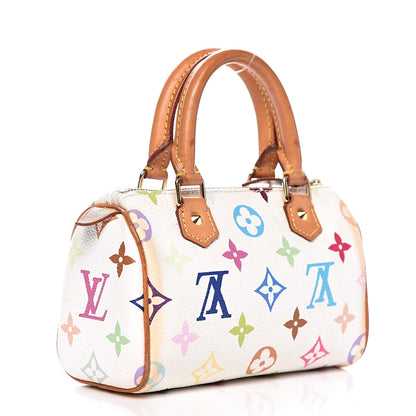 Louis Vuitton Monogram Multicolor Mini Sac HL Speedy White 3 of 12