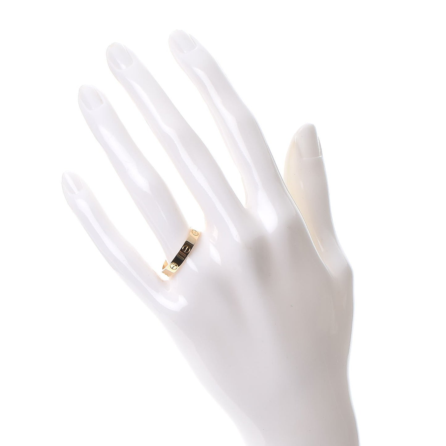 18K Yellow Gold 3.5mm LOVE Wedding Band Ring 59 9