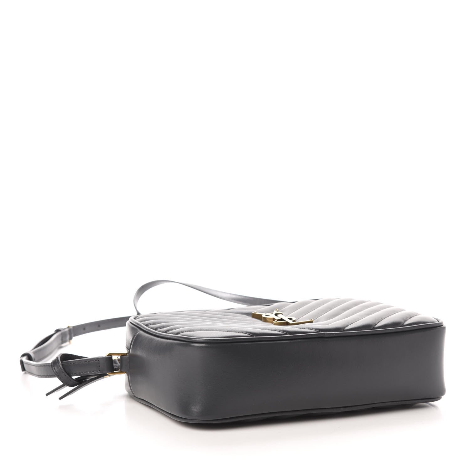 Saint Laurent Calfskin Matelasse Monogram Lou Camera Bag Asphalt 4 of 11