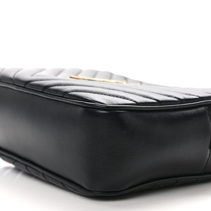 Saint Laurent SAINT LAURENT Calfskin Matelasse Monogram Lou Camera Bag Black 9 of 9