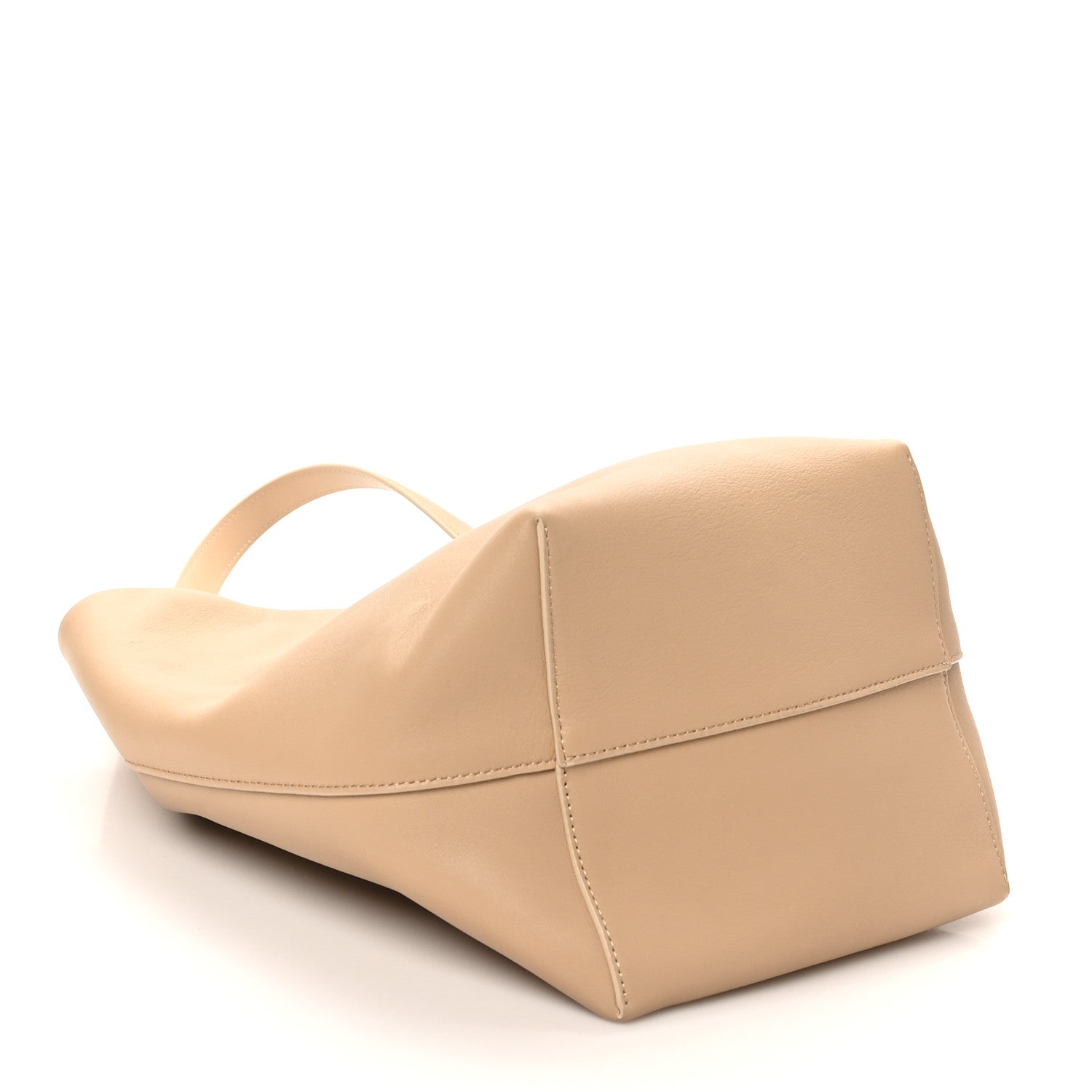 The Row Grained Calfskin Small N/S Park Tote Dark Taupe 4 of 9