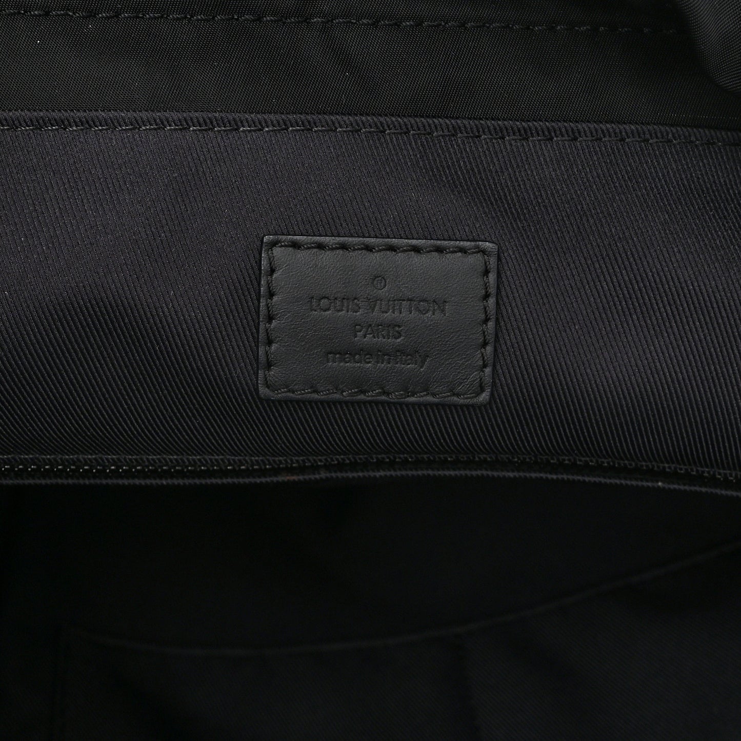 Calfskin Monogram Shadow Discovery Backpack Black