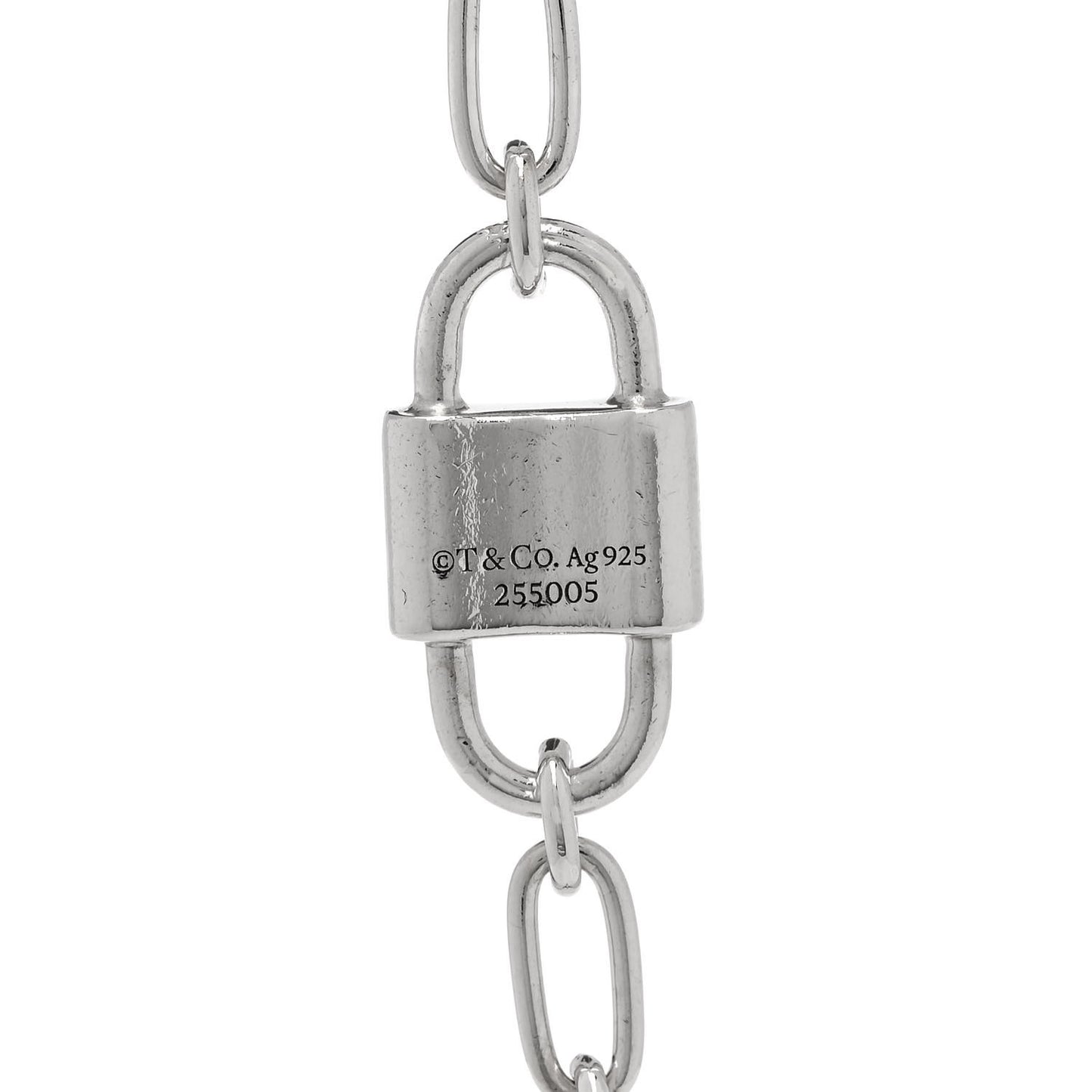 Sterling Silver 1837 Lock Bracelet