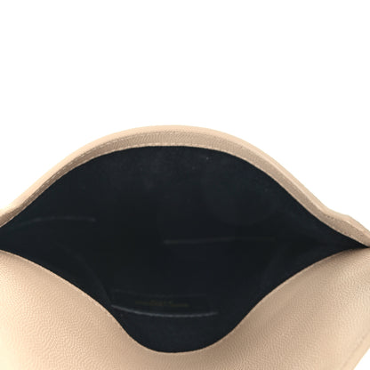 Saint Laurent Grain De Poudre Monogram Uptown Baby Pouch Beige 4 of 4