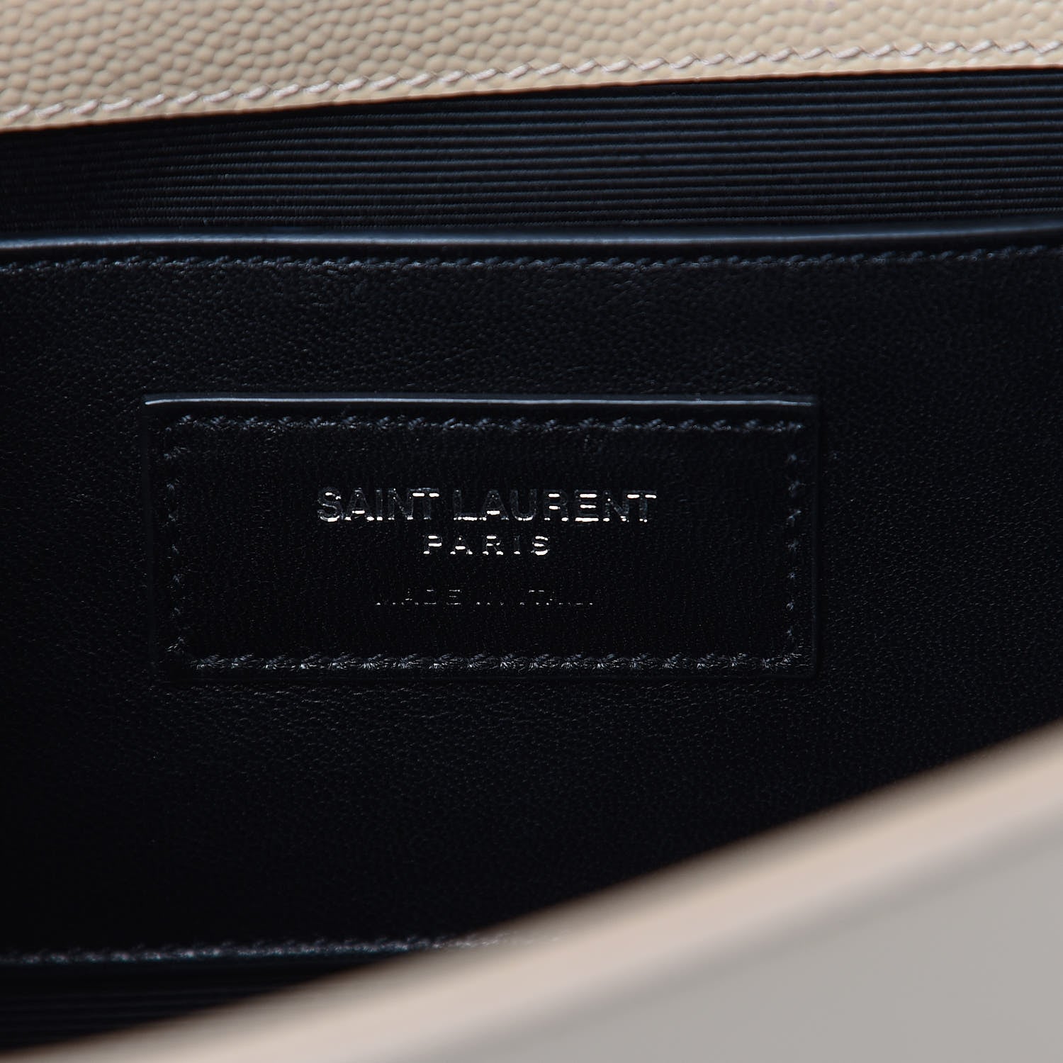 Saint Laurent Grain De Poudre Classic Kate Monogram Clutch Nude Powder 5 of 8