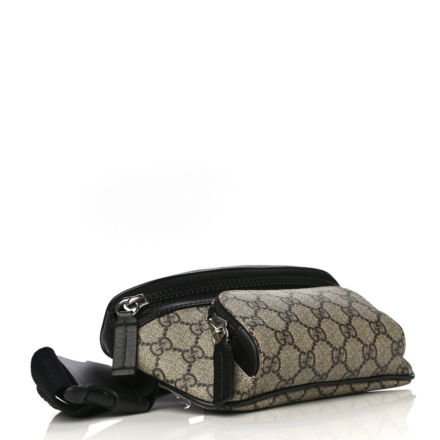 GG Supreme Monogram Belt Bag Black