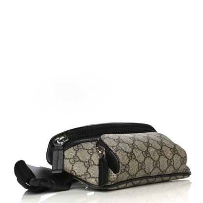 Gucci GG Supreme Monogram Belt Bag Black 4 of 12