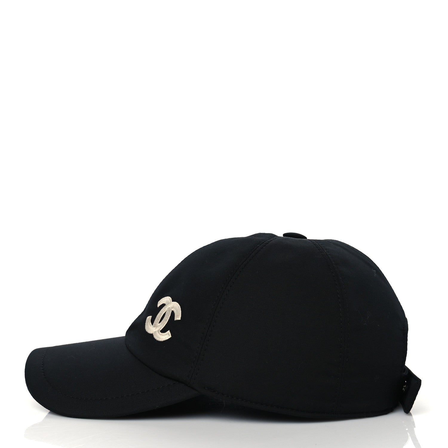 Chanel Cotton CC Cap Hat Black 3 of 8
