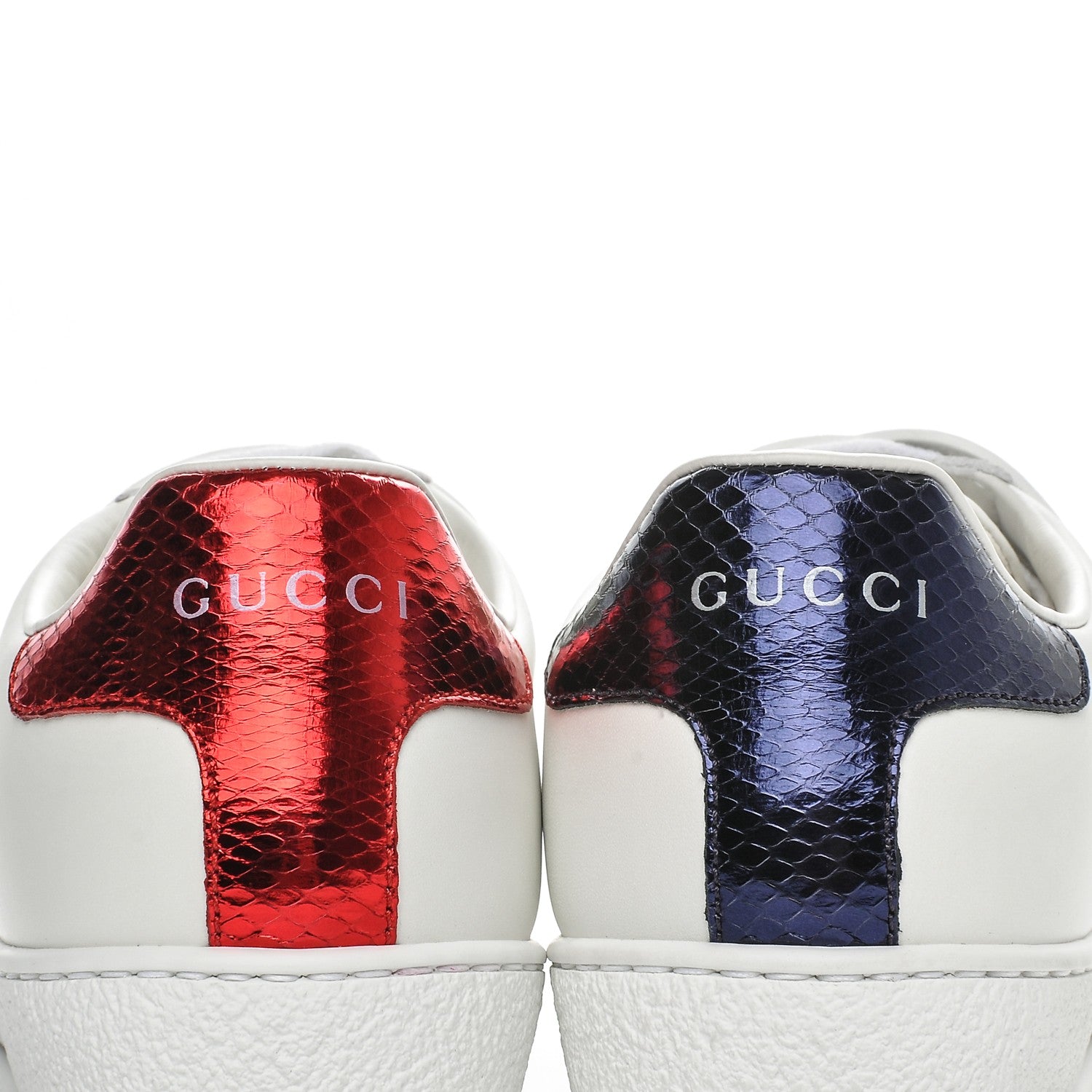 Gucci Calfskin Ayers Blind For Love Embroidered Womens Ace Sneakers 36.5 White 7 of 11