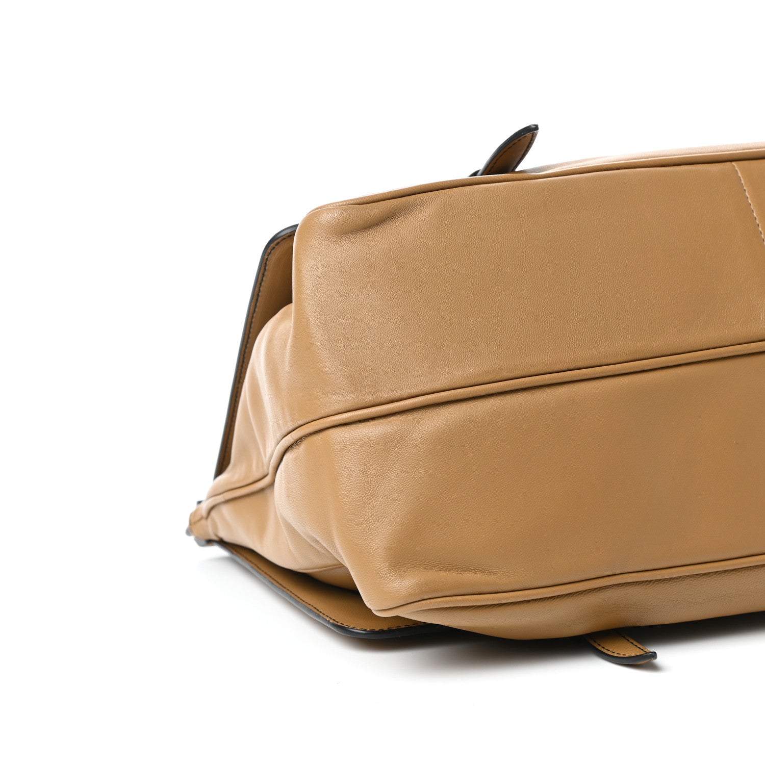 Bottega Veneta Nappa Intrecciato Top Handle Tote Camel 7 of 8