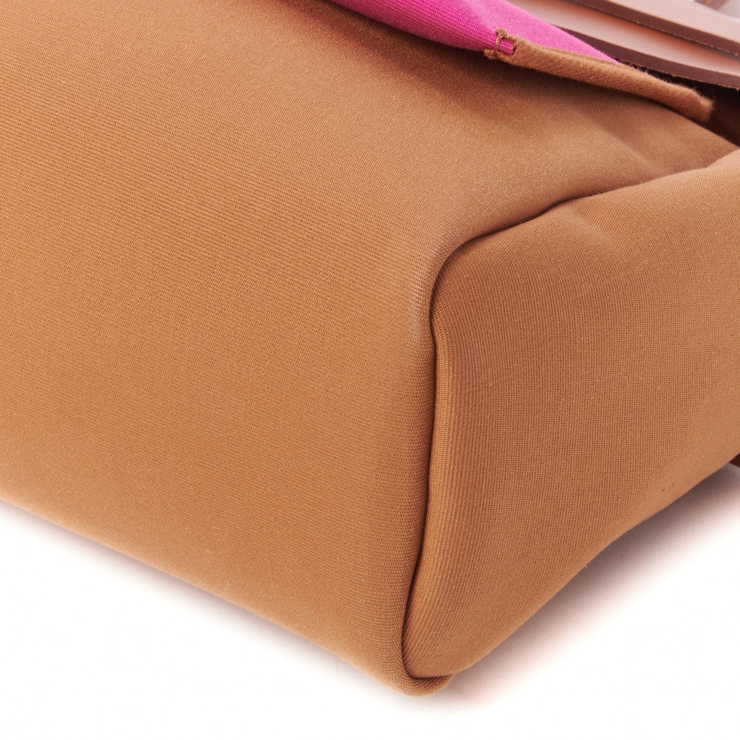 Hermes Toile Officier Vache Hunter Verso Herbag Zip PM 31 Dune Magnolia Fauve 6 of 9