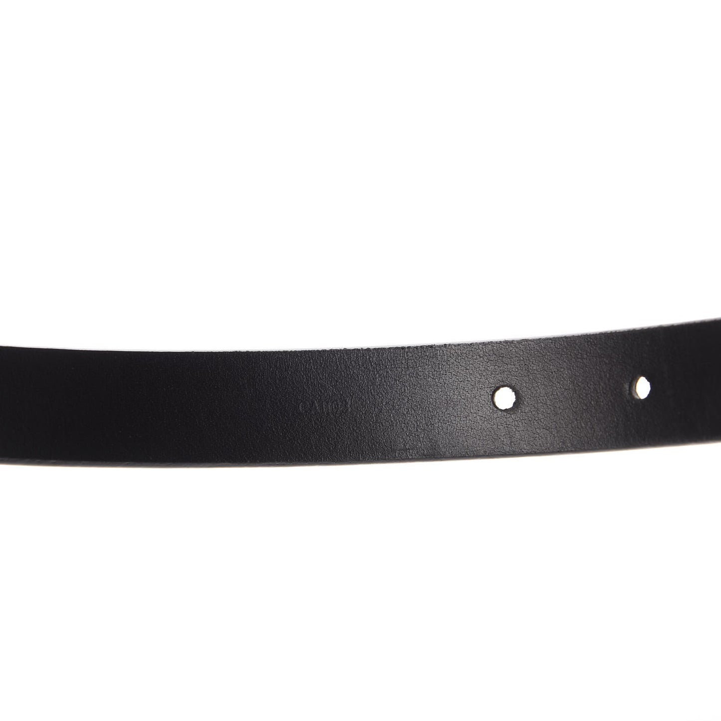 Calfskin Embossed 20MM LV Initiales Belt 80 32 Silver
