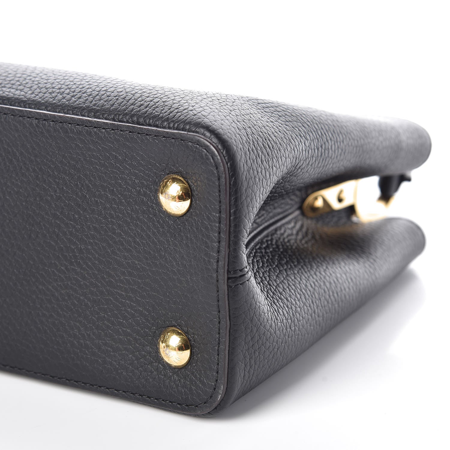 Louis Vuitton Taurillon Capucines PM Black 6 of 8