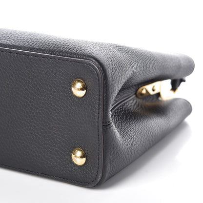 Louis Vuitton Taurillon Capucines PM Black 6 of 8