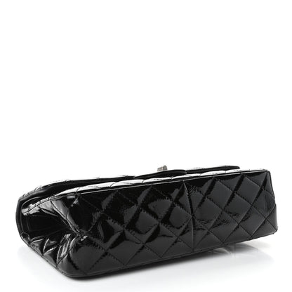 Chanel Distressed Patent Quilted 2.55 Reissue 227 Flap Black 3 of 4