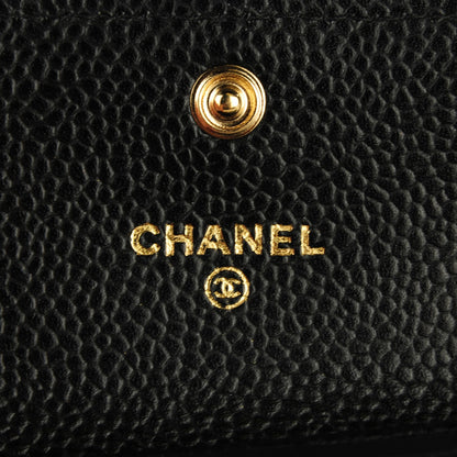 Chanel Caviar Quilted Flap Card Holder Black 6 of 8