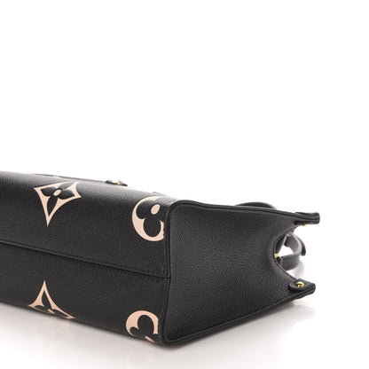 Louis Vuitton Empreinte Monogram Giant Onthego PM Black Beige 9 of 10