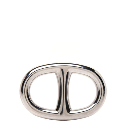 Hermes Palladium Chaine D'Ancre Scarf Ring 1 of 4