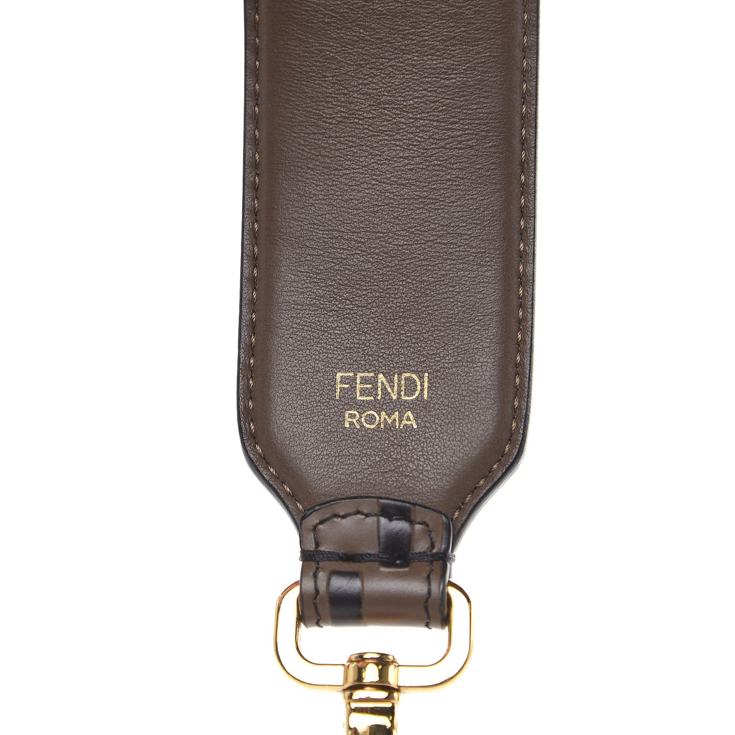 Calfskin FF 1974 Embossed Mini Strap You Maya Black