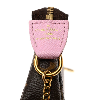 Louis Vuitton Monogram 2016 Christmas Animation Mini Pochette Accessories Rose Ballerine 6 of 7