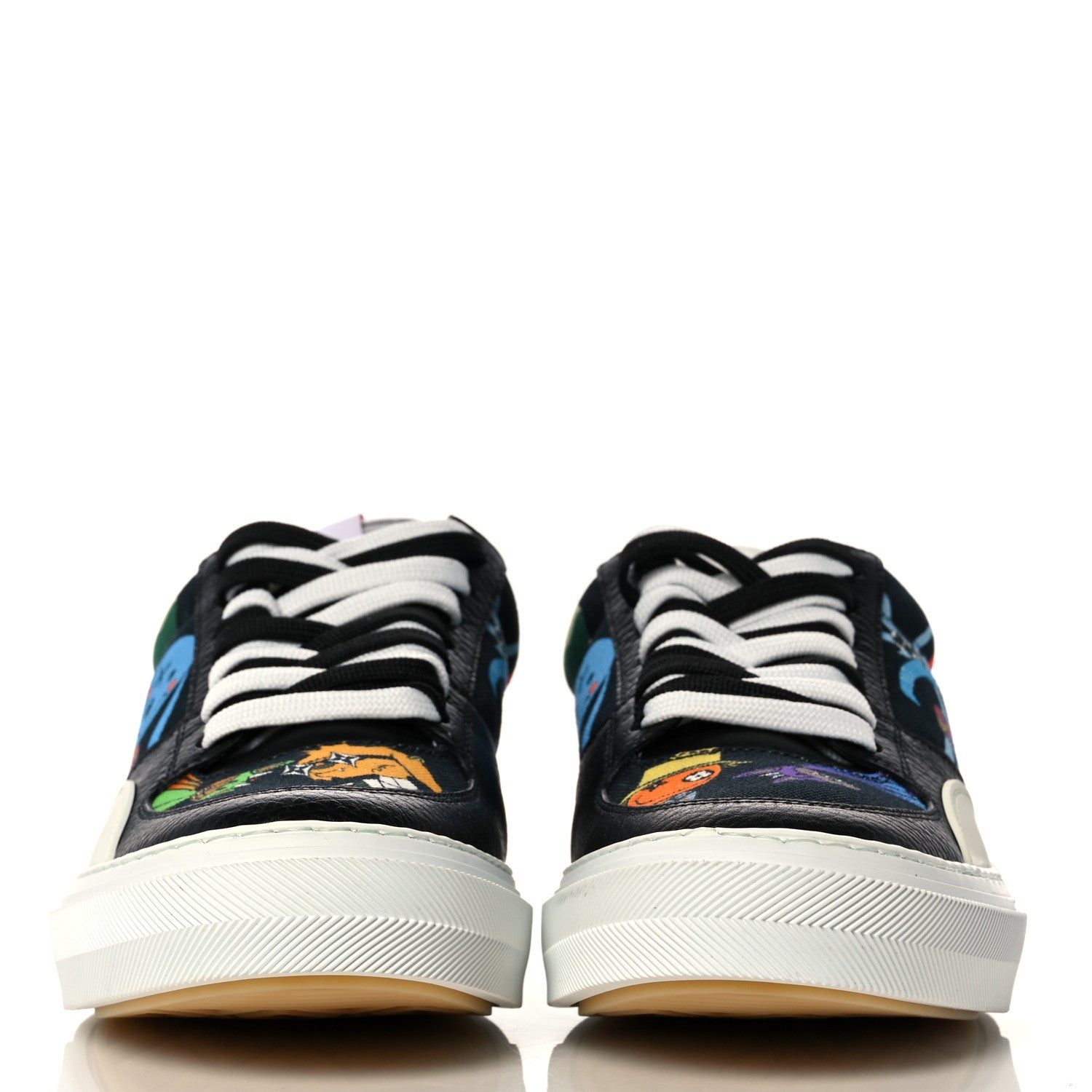 Louis Vuitton Mens LV Ollie & Friends Sneakers 6.5 Black 2 of 11