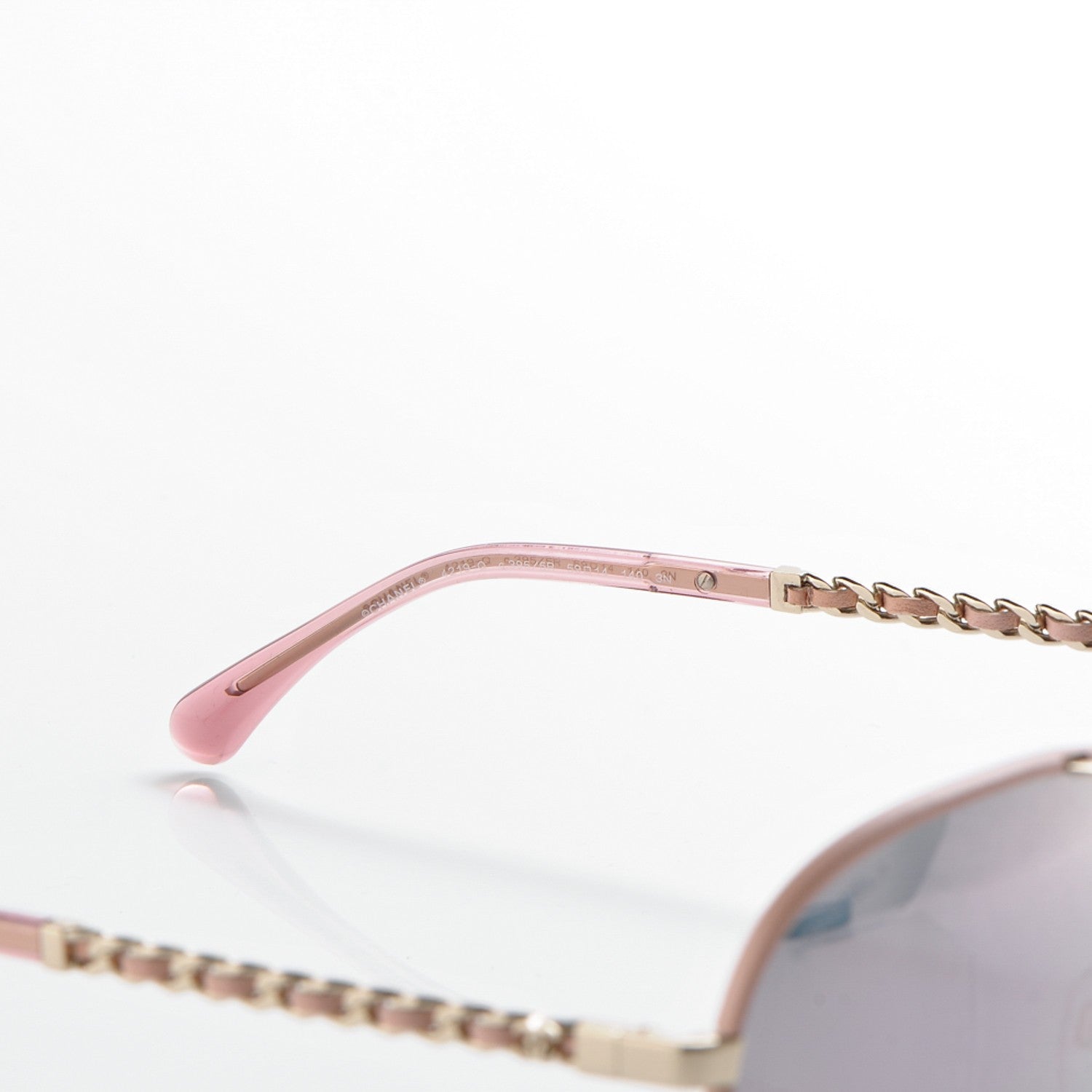 Chanel Pilot Winter Sunglasses 4219 Light Pink 5 of 7