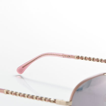 Chanel Pilot Winter Sunglasses 4219 Light Pink 5 of 7