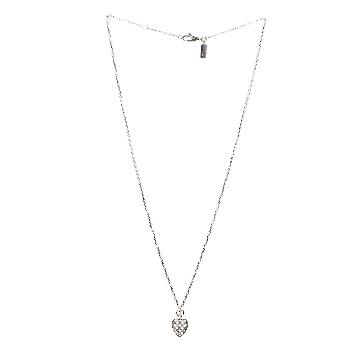 18K Yellow Gold Diamantissima Heart Pendant Necklace