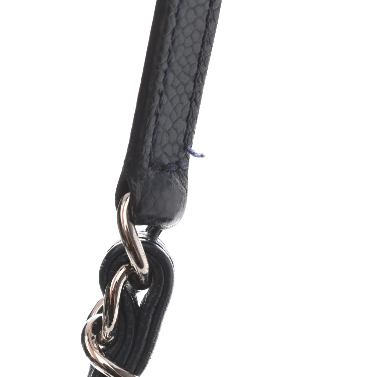 Caviar Quilted Timeless CC Soft Tote Navy Blue