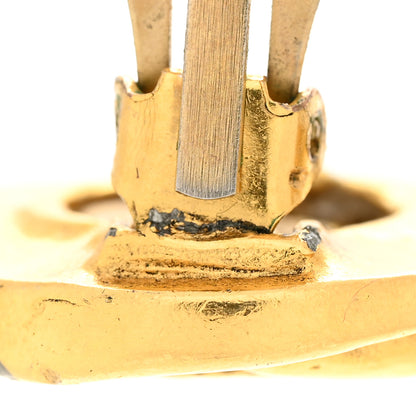 Chanel Round CC Clip On Earrings Gold 11 of 15