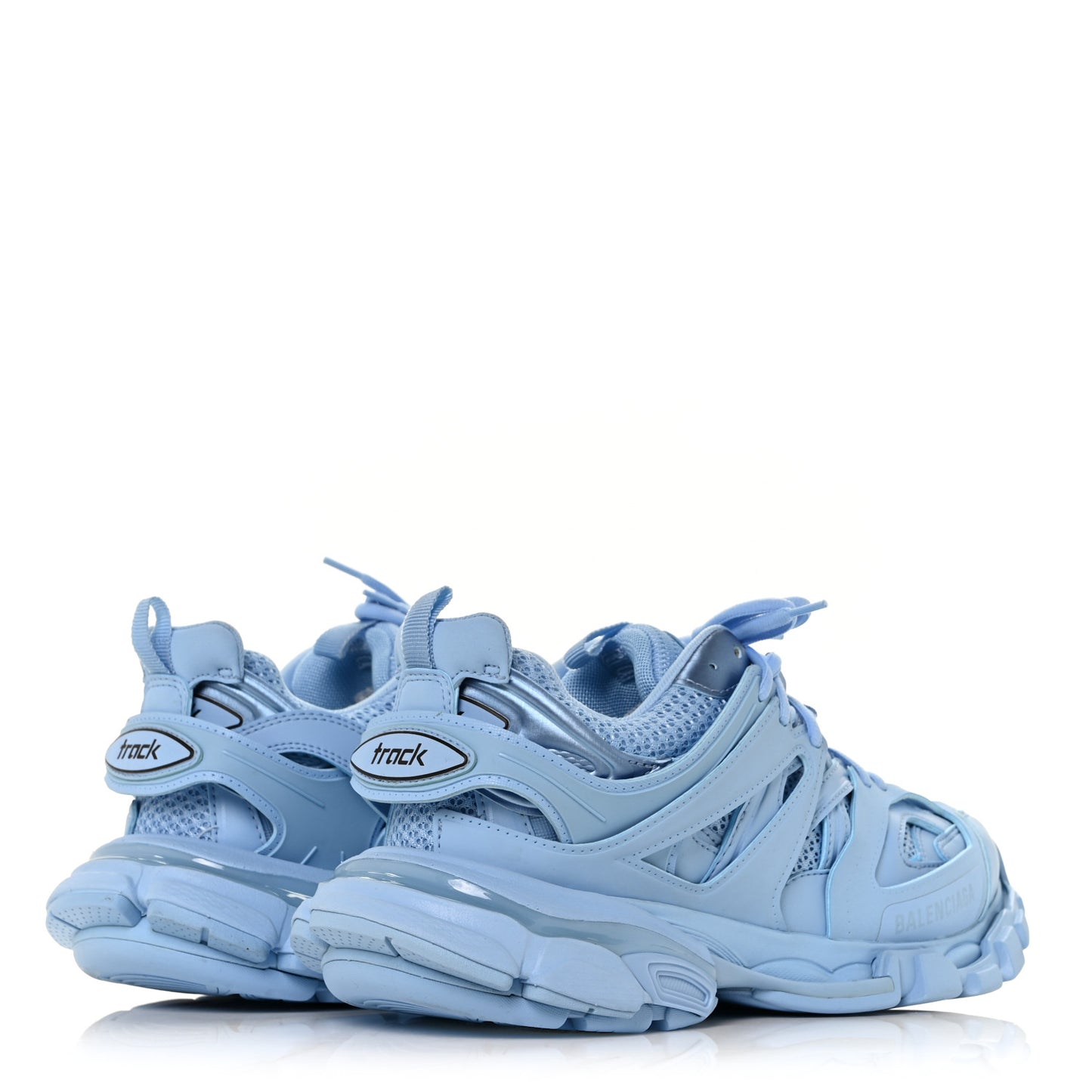 Mesh Nylon Womens Track Sneakers 39 Light Blue