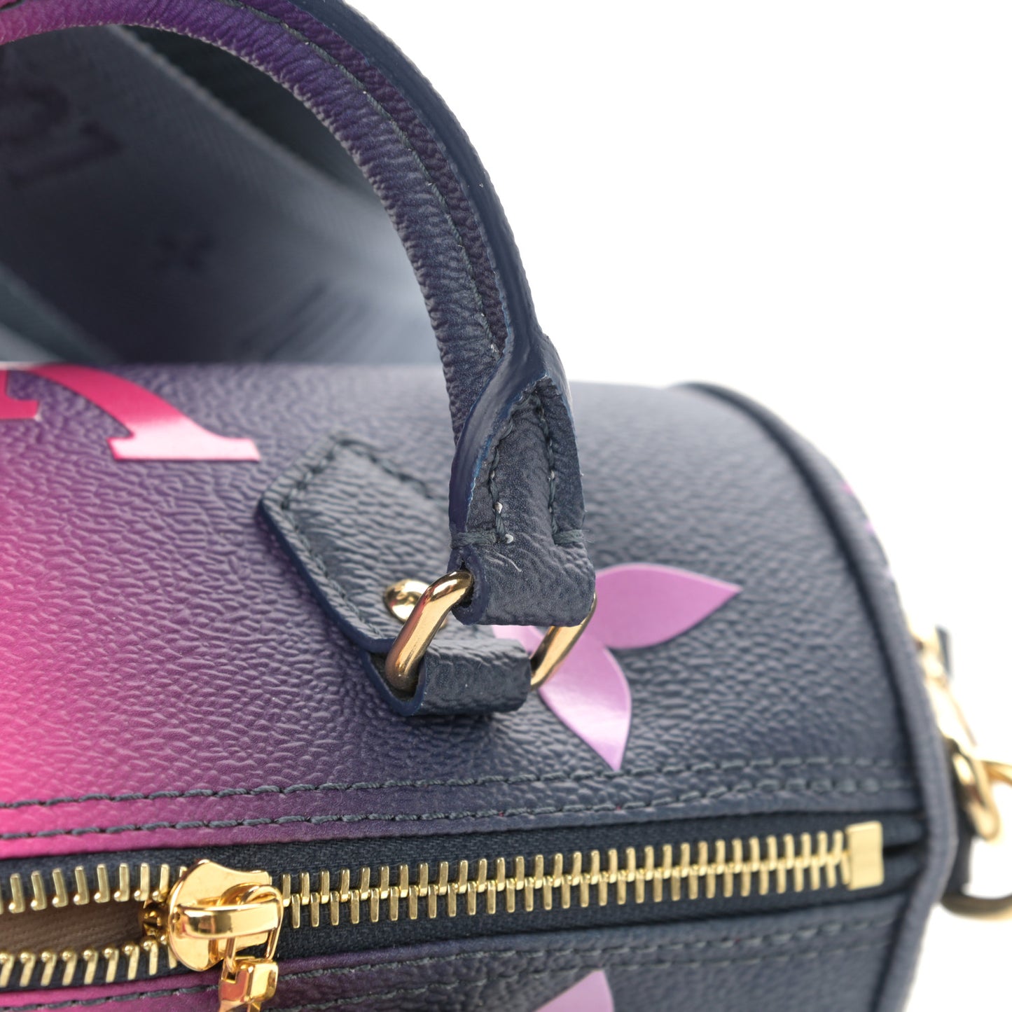 Monogram Giant Spring In The City Papillon BB Midnight Fuchsia