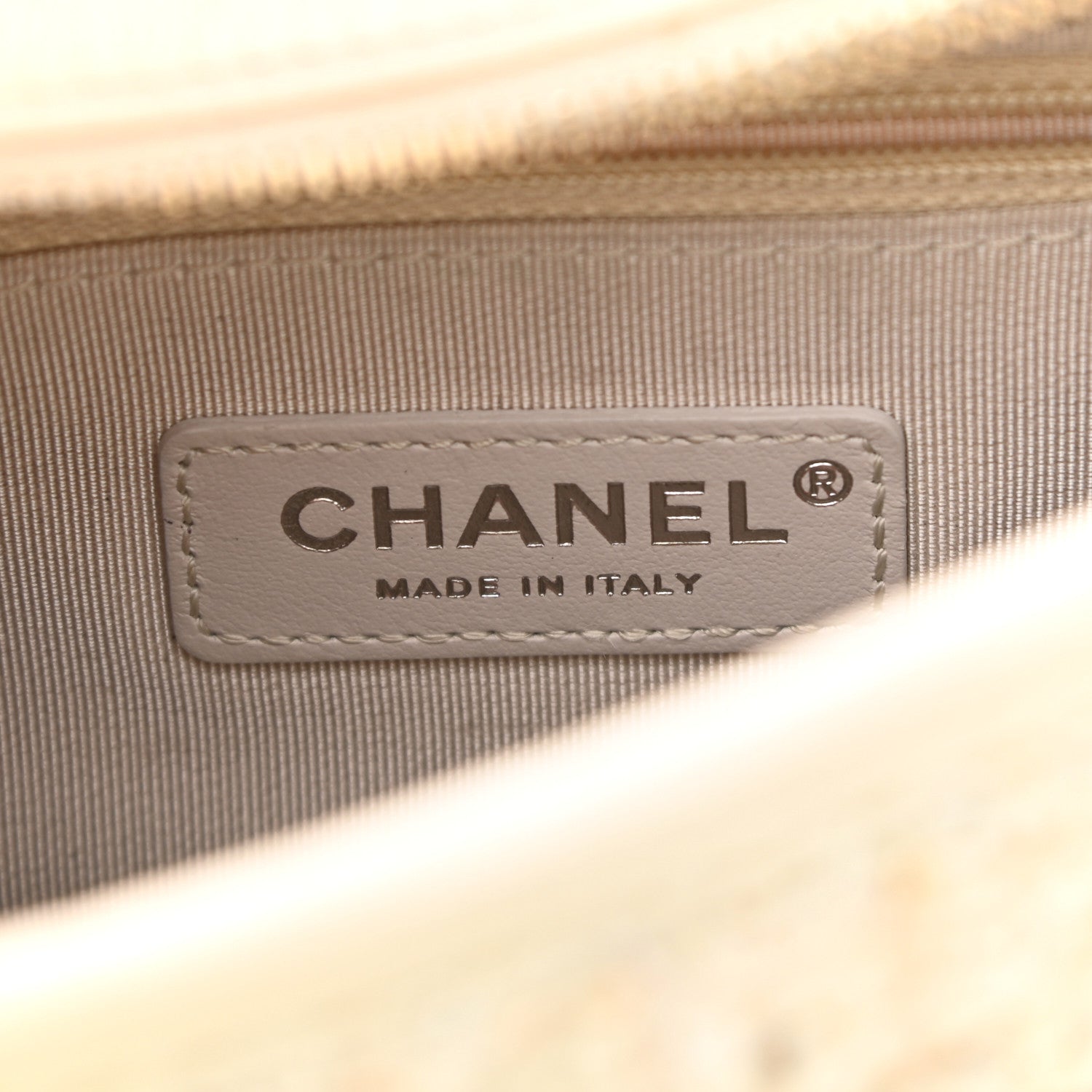 Chanel Tweed Calfskin Quilted Small Gabrielle Hobo Beige Ivory 6 of 11