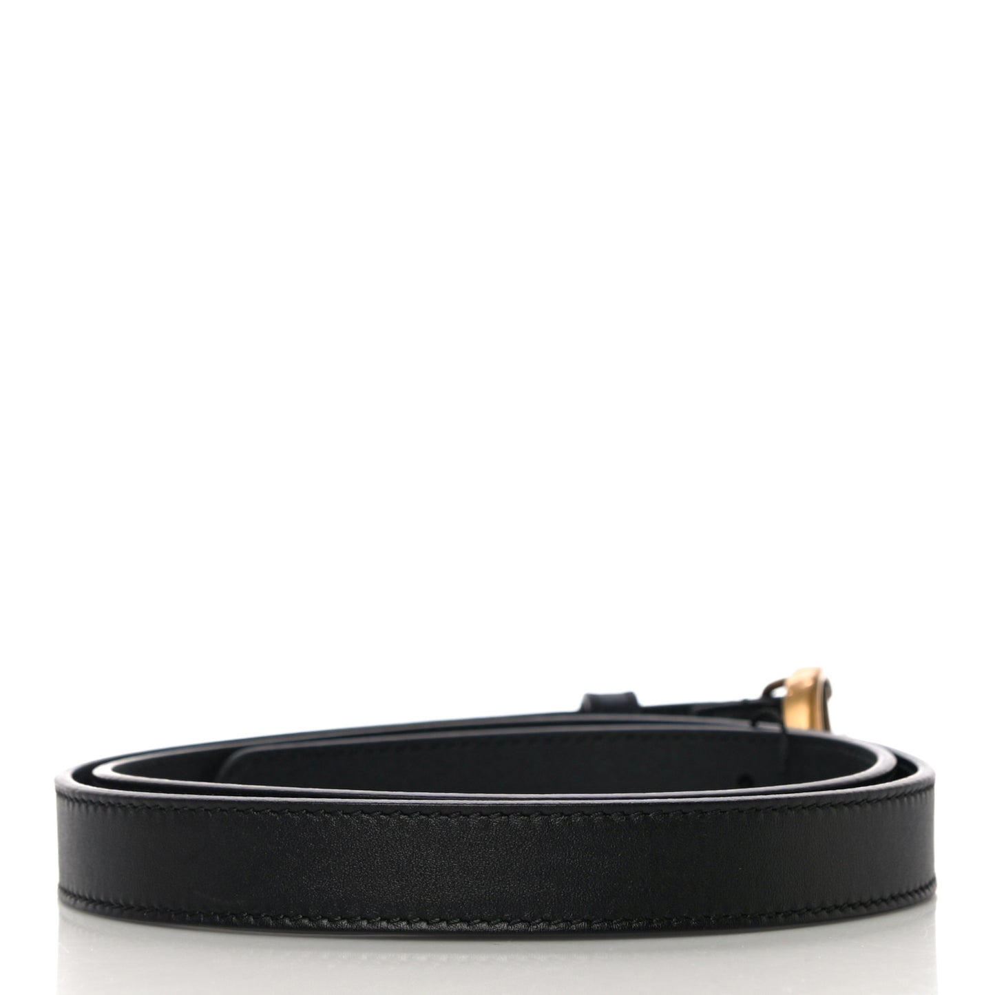 Calfskin Double G 20mm Belt 80 32 Black