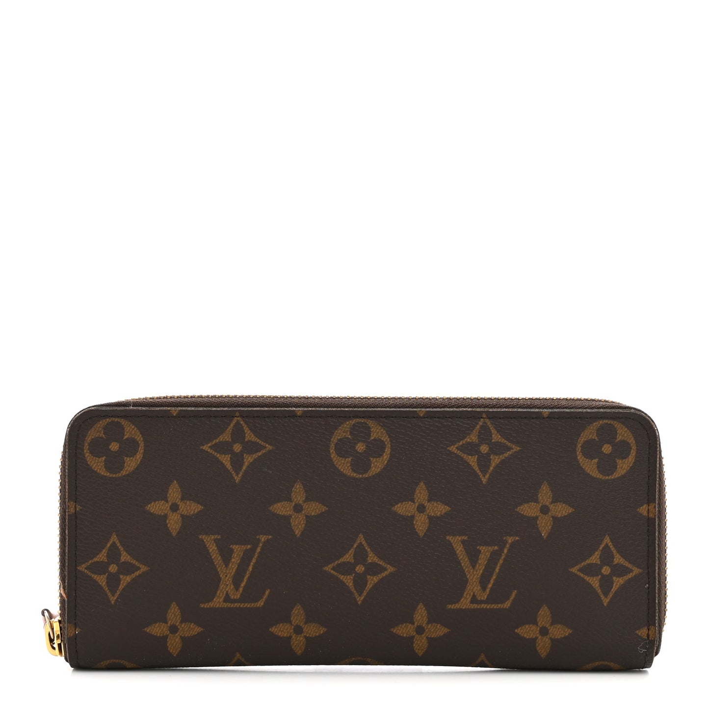 Monogram Clemence Wallet Rose Ballerine