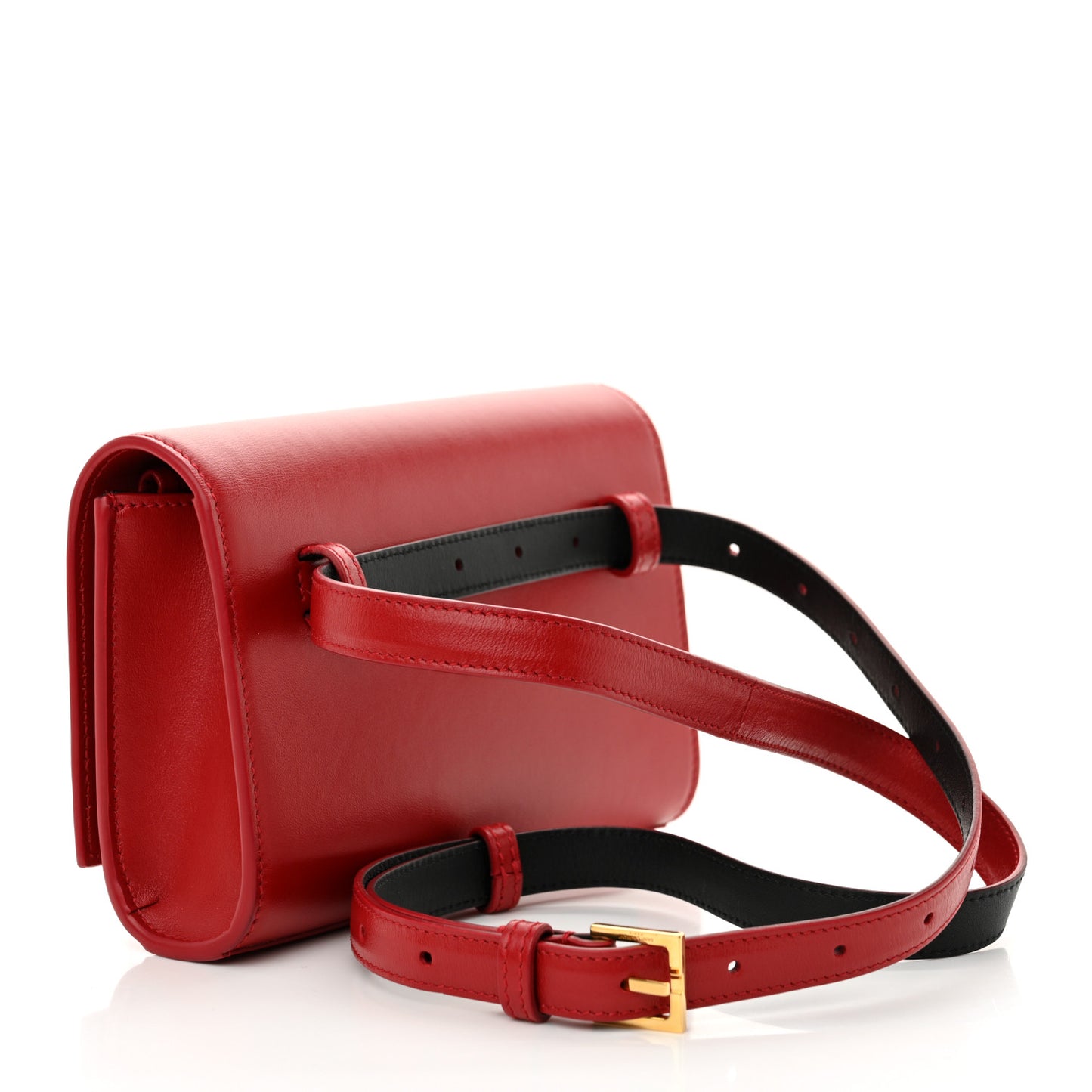 Smooth Calfskin Monogram Kate Belt Bag Red