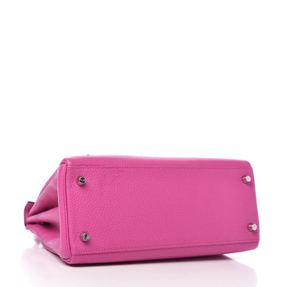 Hermes Taurillon Clemence Kelly Retourne 28 Magnolia 4 of 11