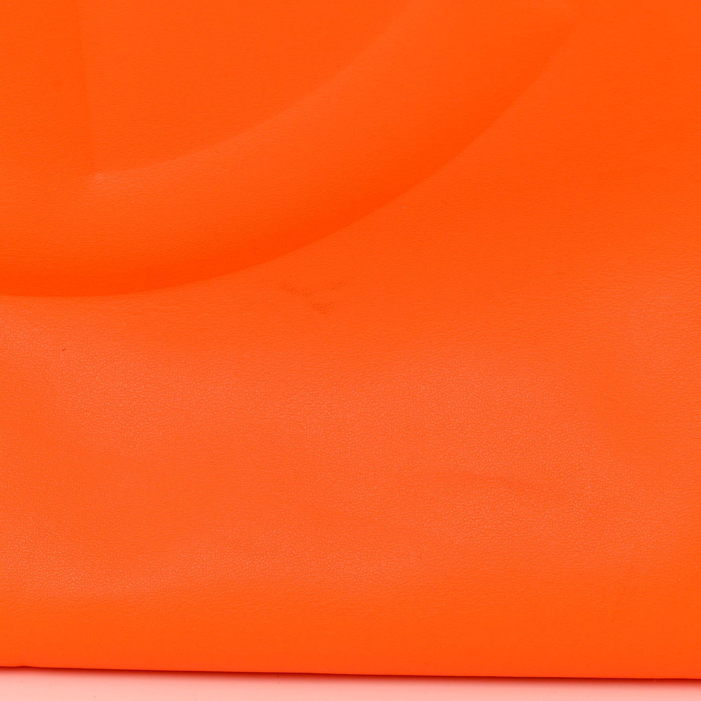 Vegan Leather Large Shopping Bag Orange