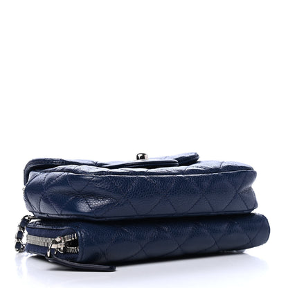 Chanel Caviar Quilted New Mini Flap Navy 3 of 4