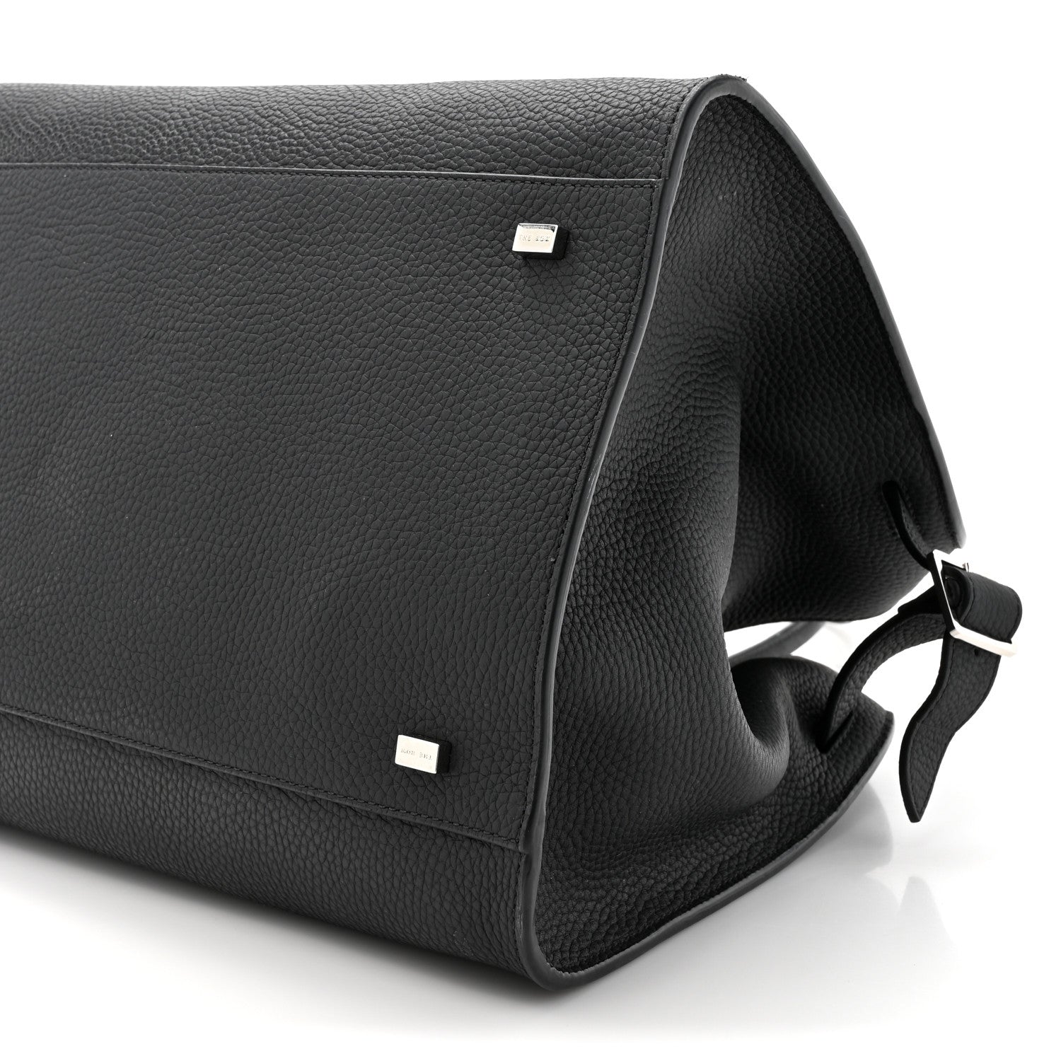 The Row Matte Grained Calfskin Soft Margaux 15 Black 8 of 12