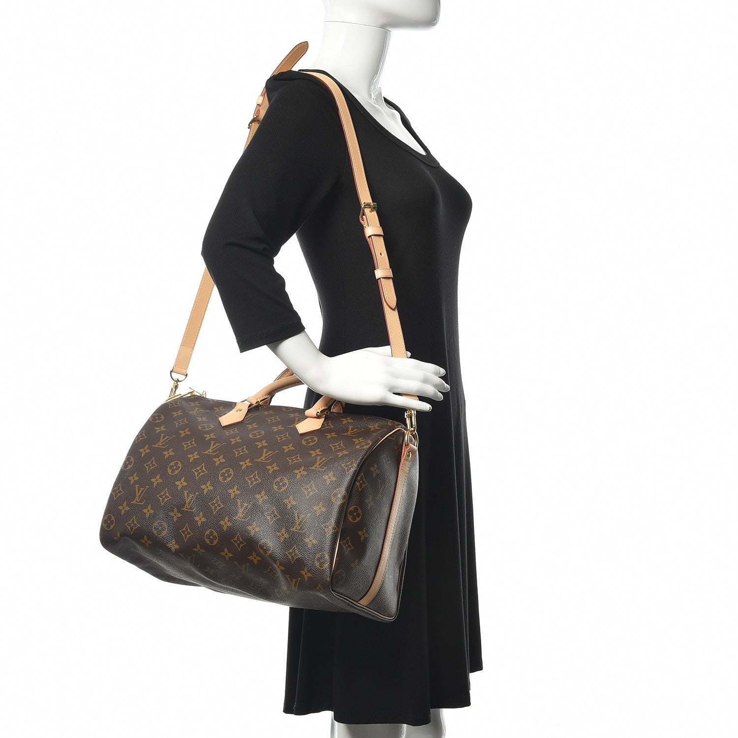 Louis Vuitton Monogram Speedy Bandouliere 35 2 of 11