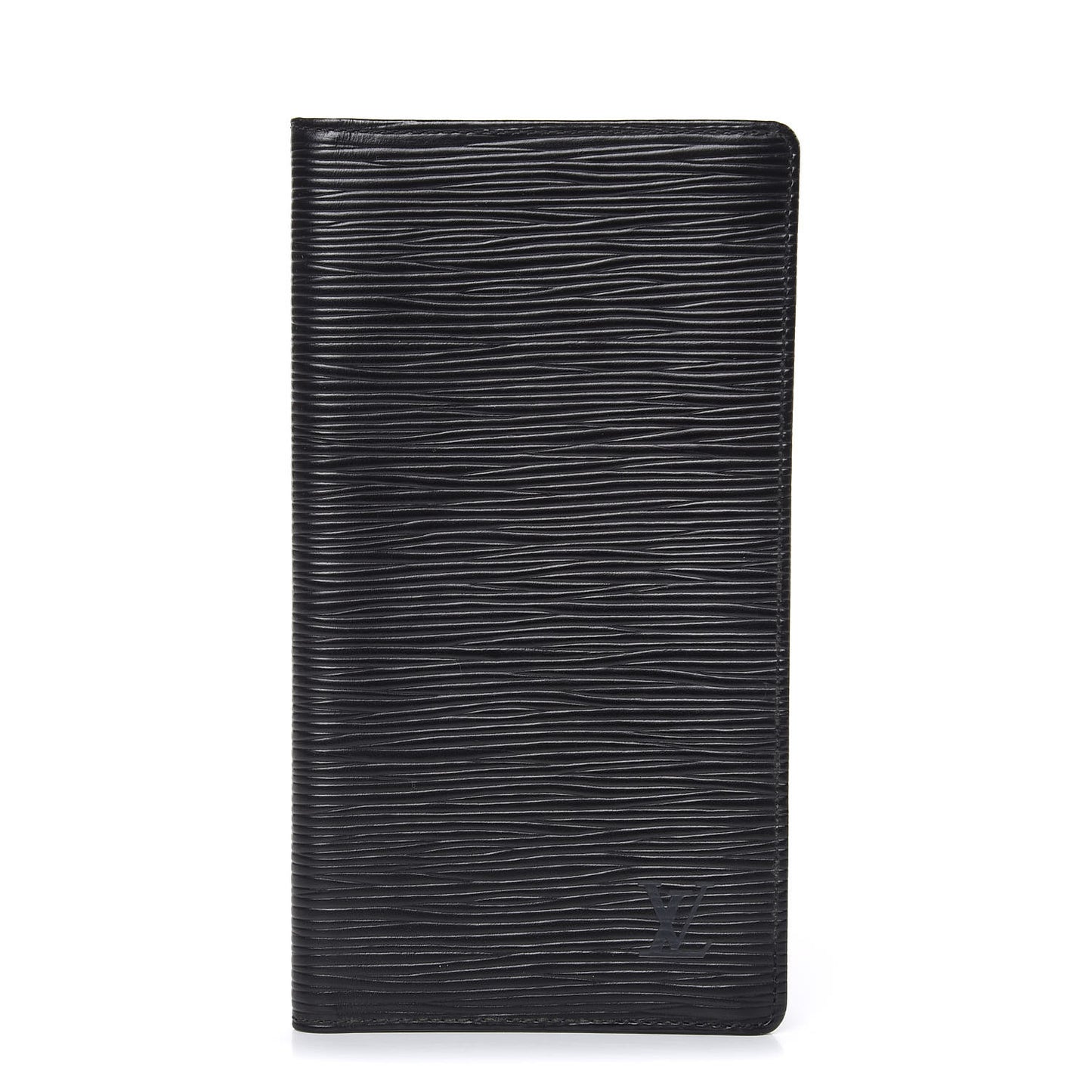 Epi Checkbook Organizer Wallet Black
