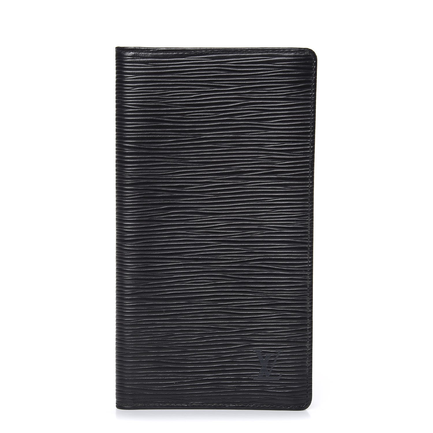 Louis Vuitton Epi Checkbook Organizer Wallet Black 1 of 10